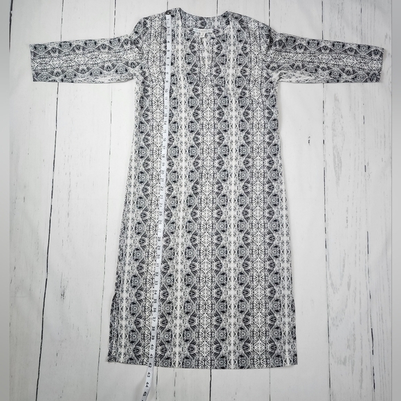 COOLIBAR FIJI Long Tunic, 3/4 Sleeve, Modest Midi Dress UPF 50+ XS MSRP$119 - Picture 4 of 10